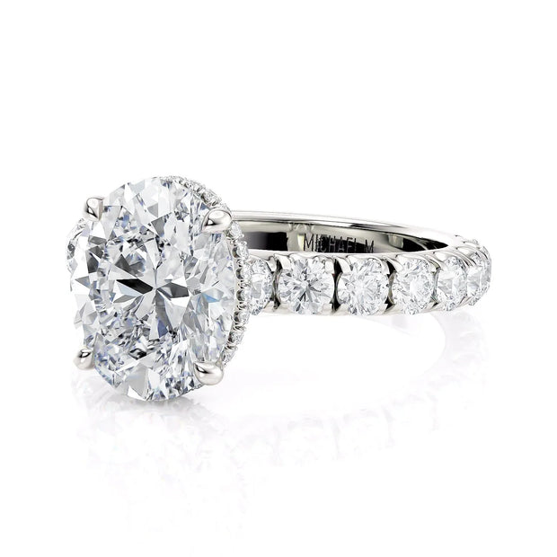 MICHAEL M Engagement Rings Platinum Crown R793-3-OV