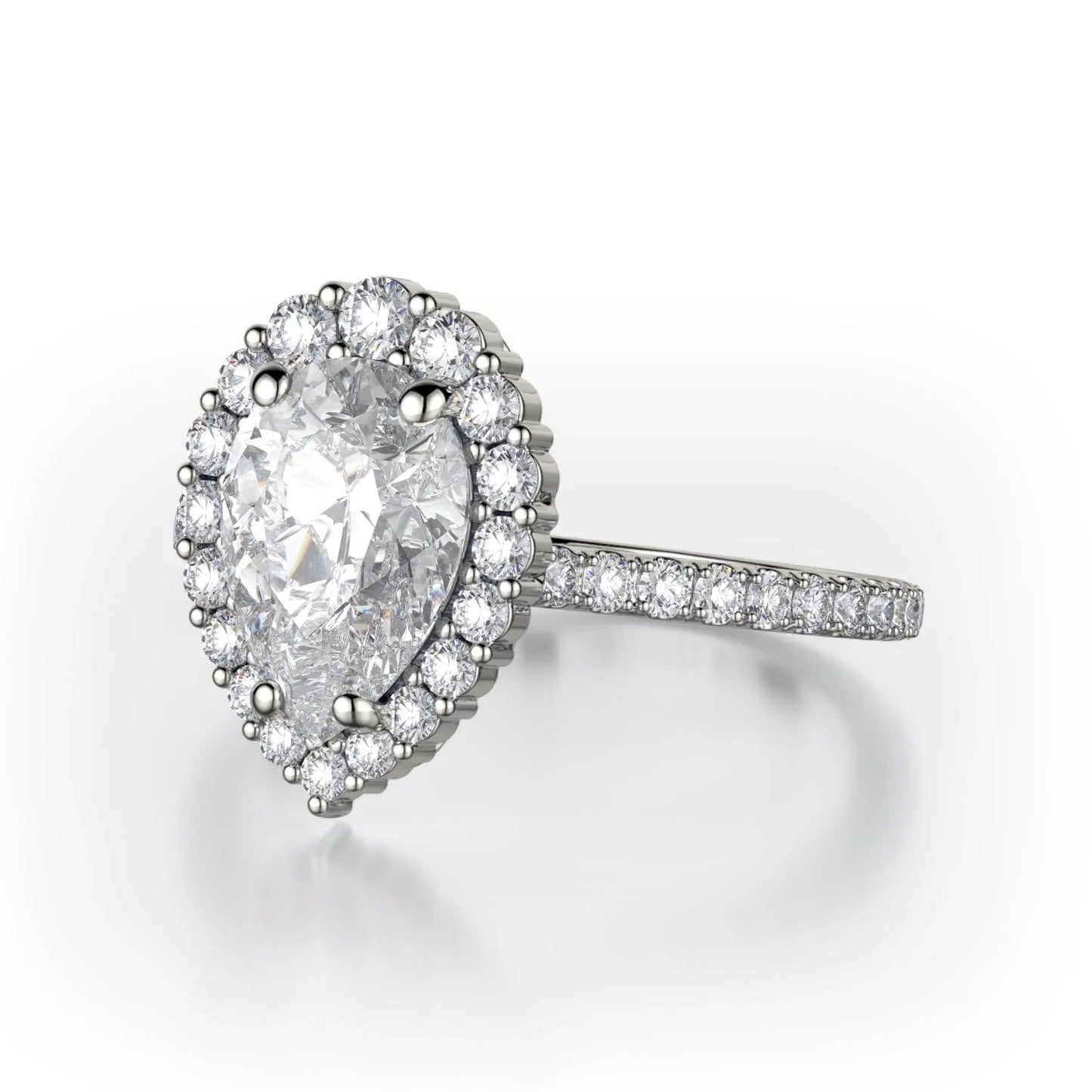 MICHAEL M Engagement Rings Platinum Defined R739-2PR R739-2PR-PT