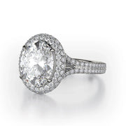 MICHAEL M Engagement Rings Platinum Defined R778-3 R778-3PT
