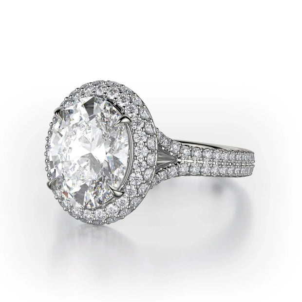 MICHAEL M Engagement Rings Platinum Defined R778-3 R778-3PT