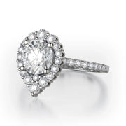 MICHAEL M Engagement Rings Platinum Defined R785-2 R785-2PT
