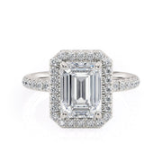 MICHAEL M Engagement Rings Platinum Europa R777-3 Emerald