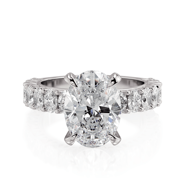 MICHAEL M Engagement Rings Platinum Meksian R903-3