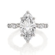 MICHAEL M Engagement Rings Platinum Monarch R831-3 Marquise