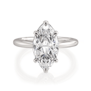 MICHAEL M Engagement Rings Platinum Monarch R832-3 Marquise