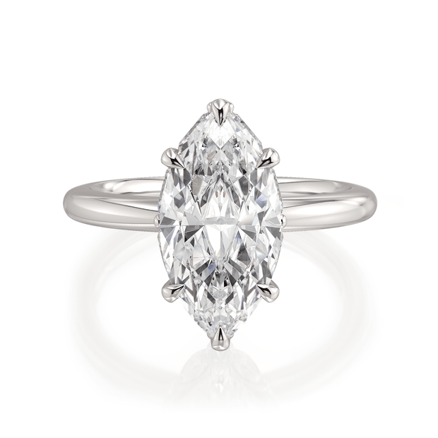MICHAEL M Engagement Rings Platinum Monarch R832-3 Marquise