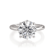 MICHAEL M Engagement Rings Platinum Monarch R836-3 Round R836-3-RD-PL