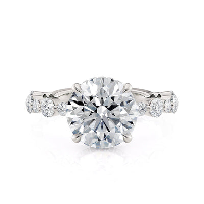 MICHAEL M Engagement Rings Platinum Montage R822-3