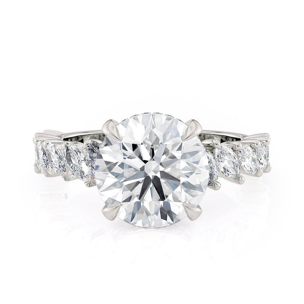 MICHAEL M Engagement Rings Platinum Montage R827-3