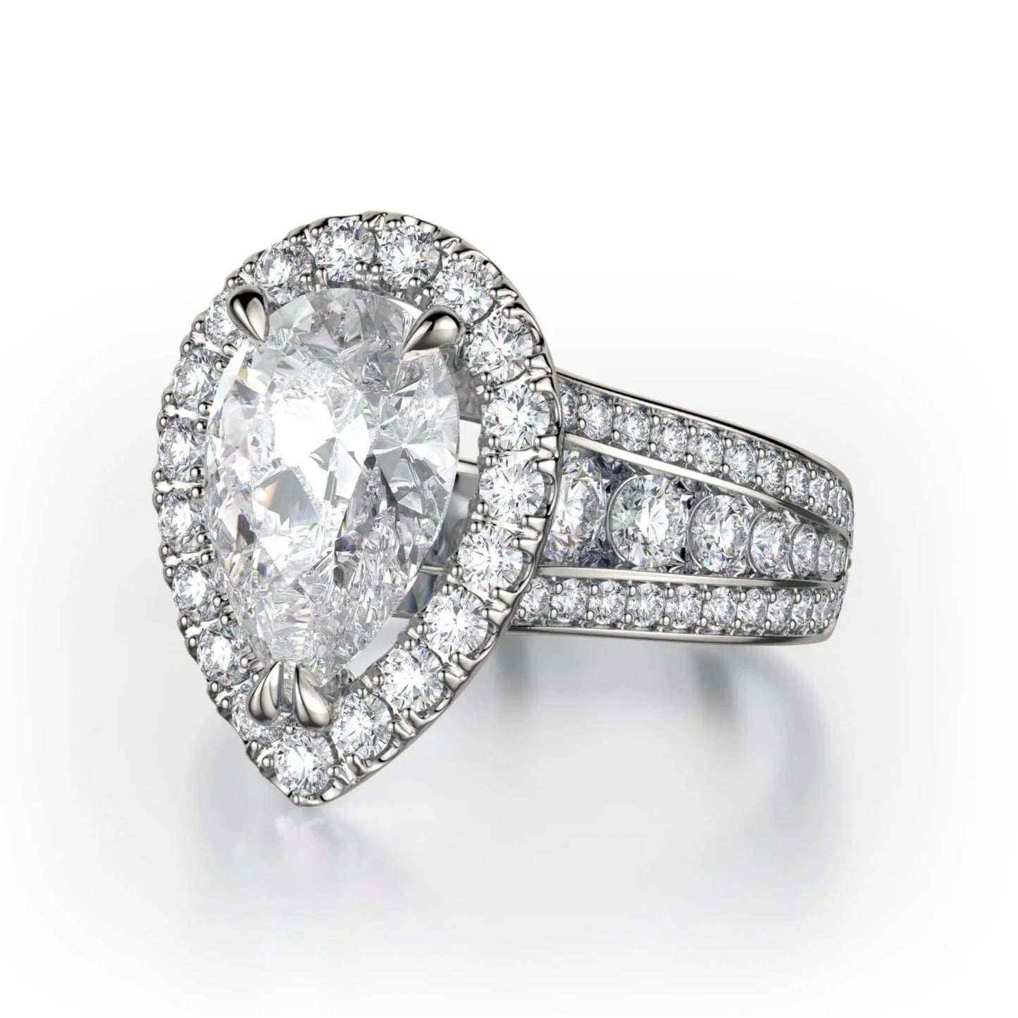 MICHAEL M Engagement Rings Platinum Stella R766-2 R766-2PT