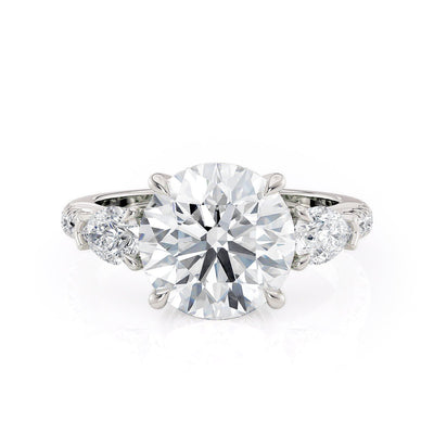 MICHAEL M Engagement Rings Platinum Trinity R758-3