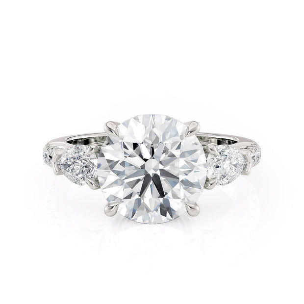 MICHAEL M Engagement Rings Platinum Trinity R758-3
