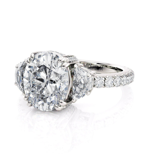 MICHAEL M Engagement Rings Platinum Trinity R759-3