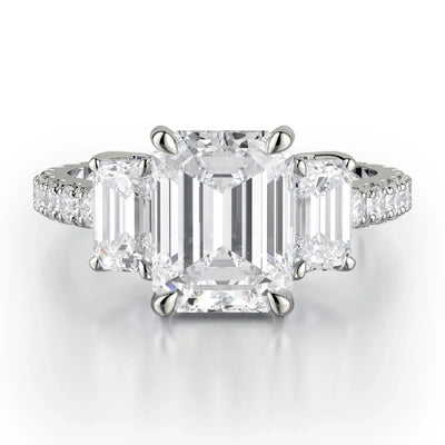 MICHAEL M Engagement Rings Platinum Trinity R767-2.5 R767-2.5P