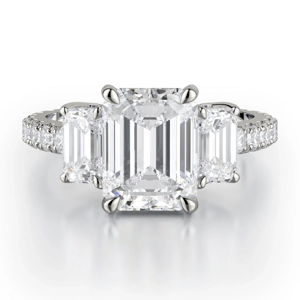 MICHAEL M Engagement Rings Platinum Trinity R767-2.5 R767-2.5P