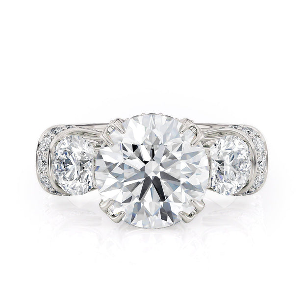 MICHAEL M Engagement Rings Platinum Trinity R770-3