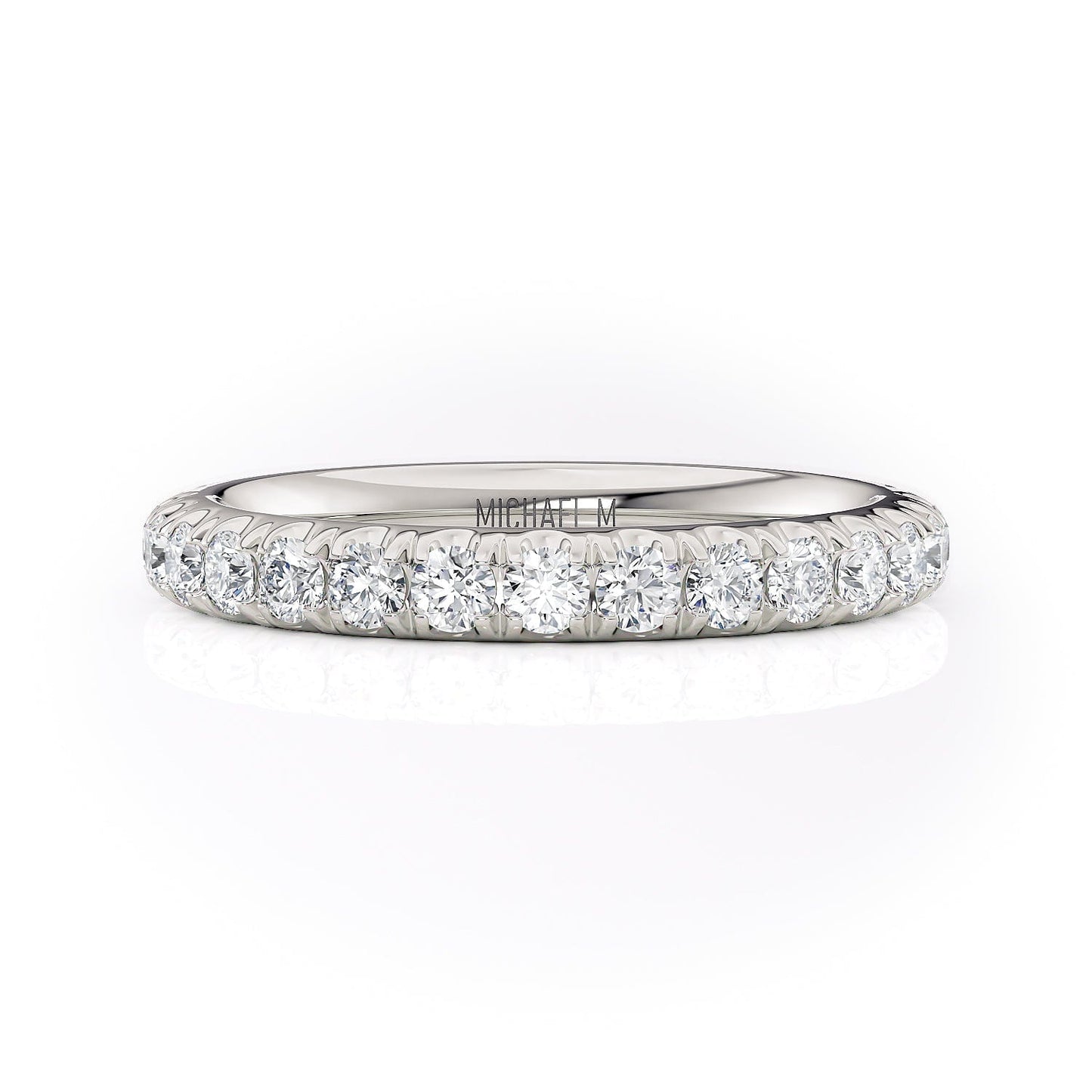 MICHAEL M Engagement Rings Platinum Wedding Band R371B5