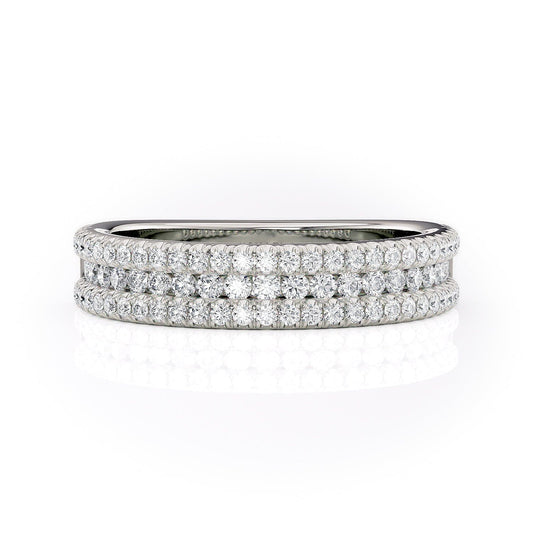 MICHAEL M Engagement Rings Platinum Wedding Band R671B
