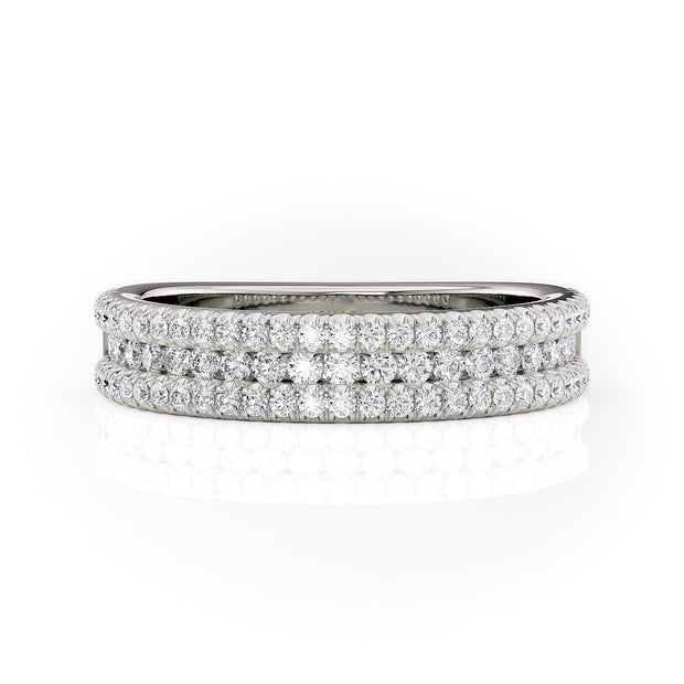 MICHAEL M Engagement Rings Platinum Wedding Band R671B