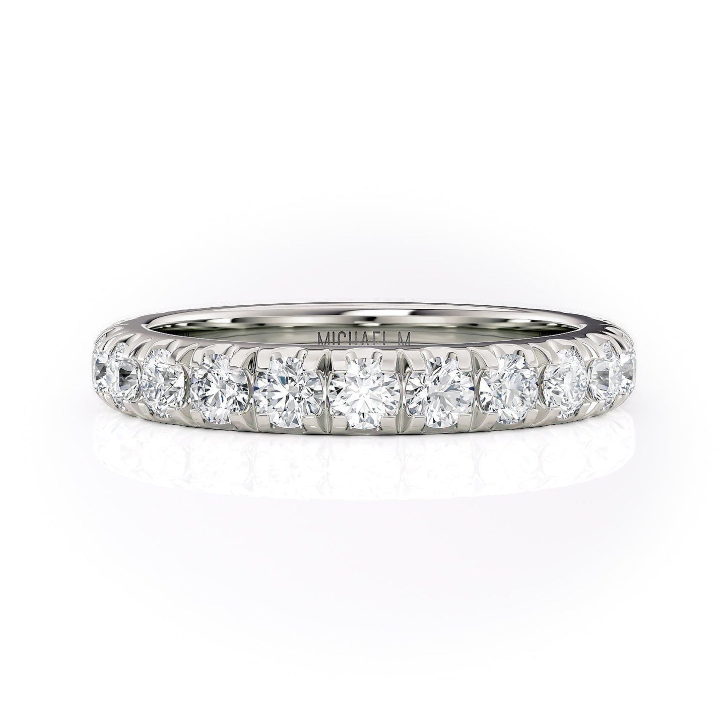 MICHAEL M Engagement Rings Platinum Wedding Band R731LB