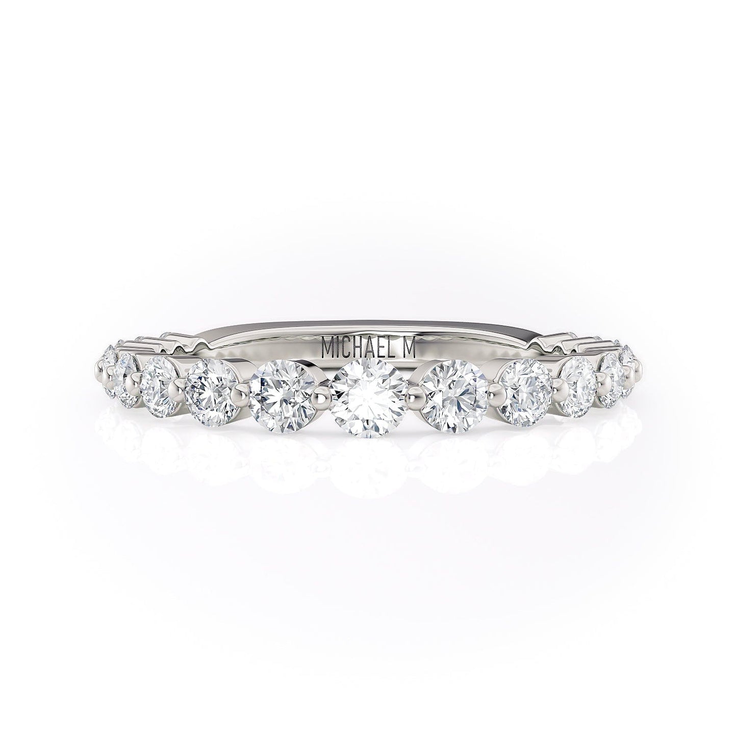 MICHAEL M Engagement Rings Platinum Wedding Band R786B