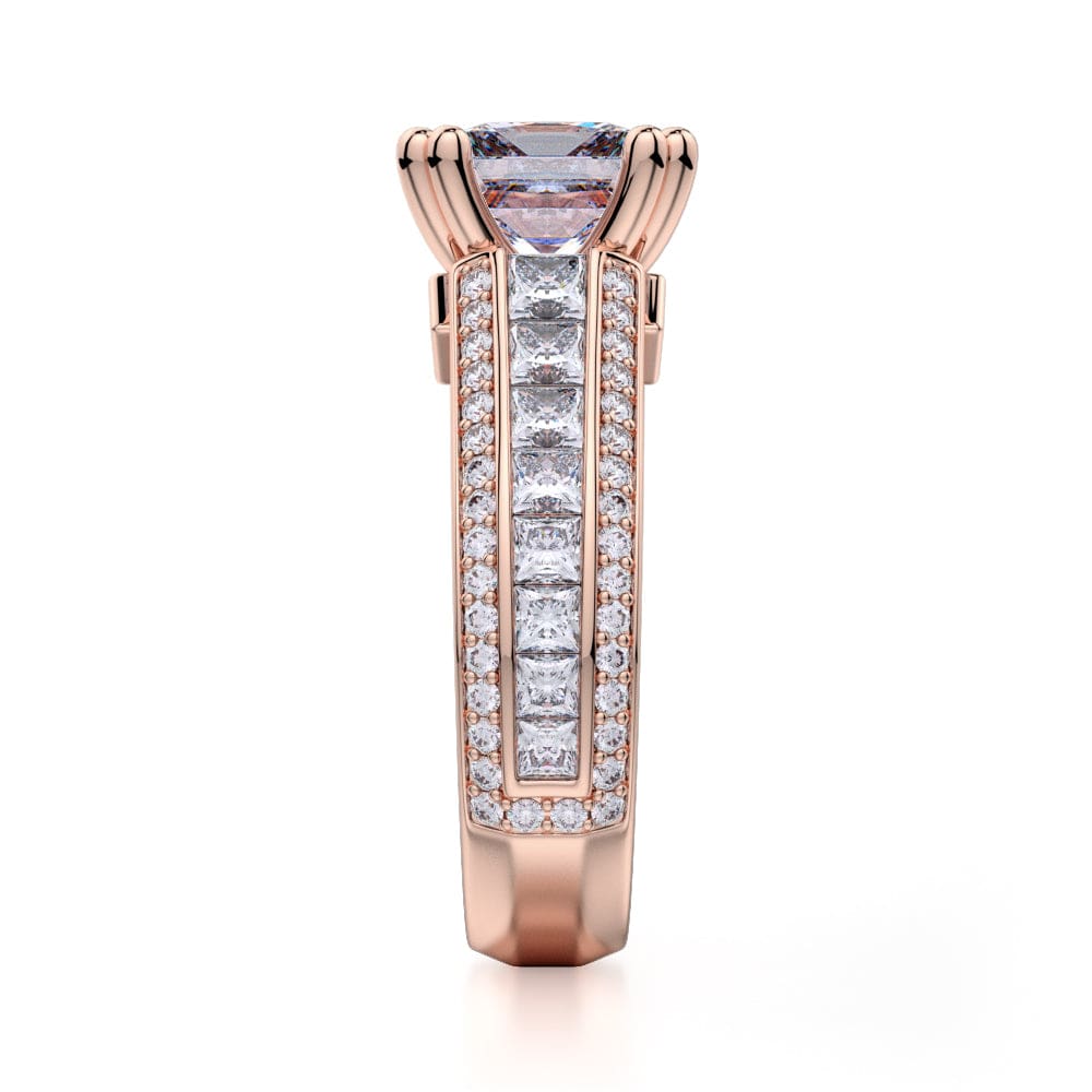 MICHAEL M Engagement Rings Princess R401S-1.5