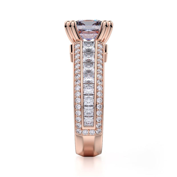 MICHAEL M Engagement Rings Princess R401S-1.5