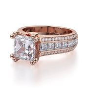 MICHAEL M Engagement Rings Princess R401S-1.5
