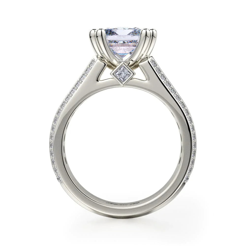 MICHAEL M Engagement Rings Princess R401S-1.5