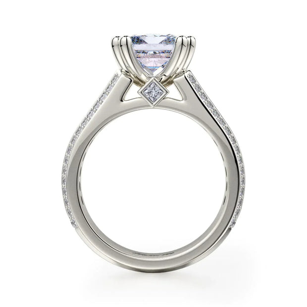 MICHAEL M Engagement Rings Princess R401S-1.5