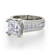 MICHAEL M Engagement Rings Princess R401S-1.5