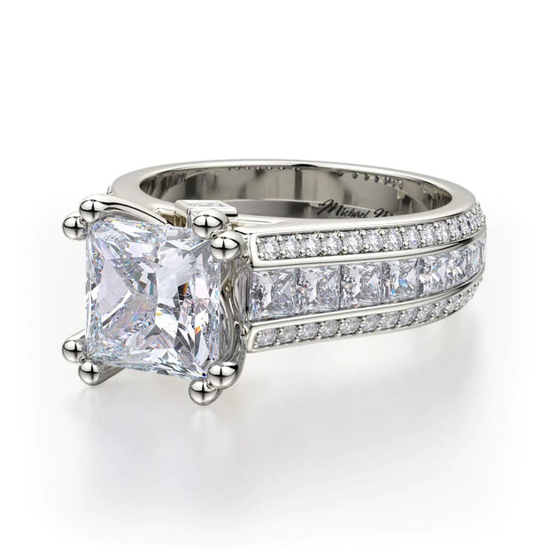 MICHAEL M Engagement Rings Princess R401S-1.5