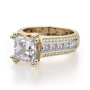 MICHAEL M Engagement Rings Princess R401S-1.5