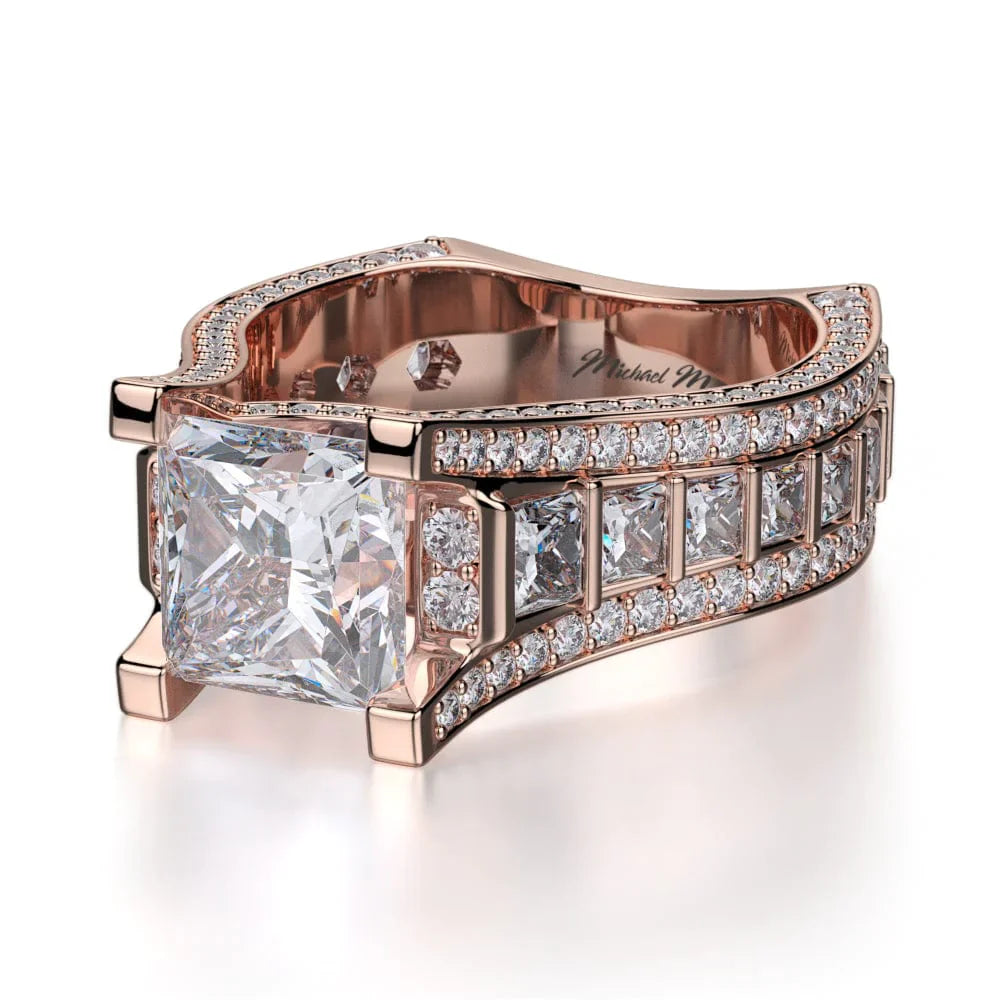 MICHAEL M Engagement Rings Princess R424-2