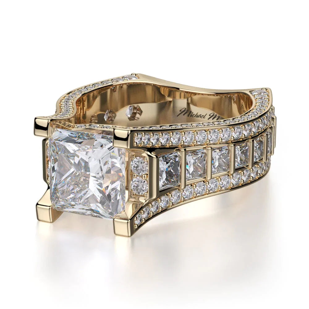 MICHAEL M Engagement Rings Princess R424-2