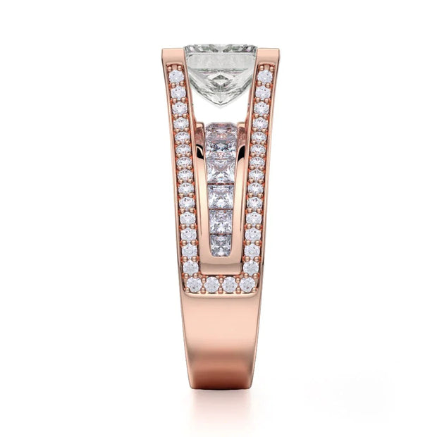 MICHAEL M Engagement Rings Princess R465-2