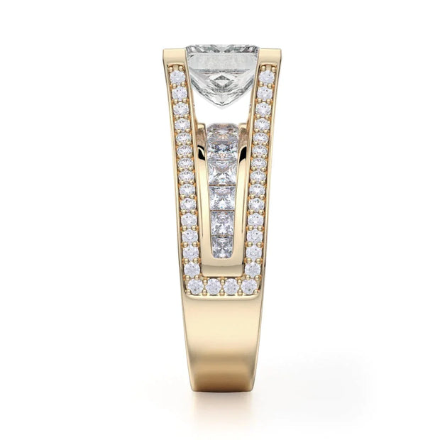 MICHAEL M Engagement Rings Princess R465-2