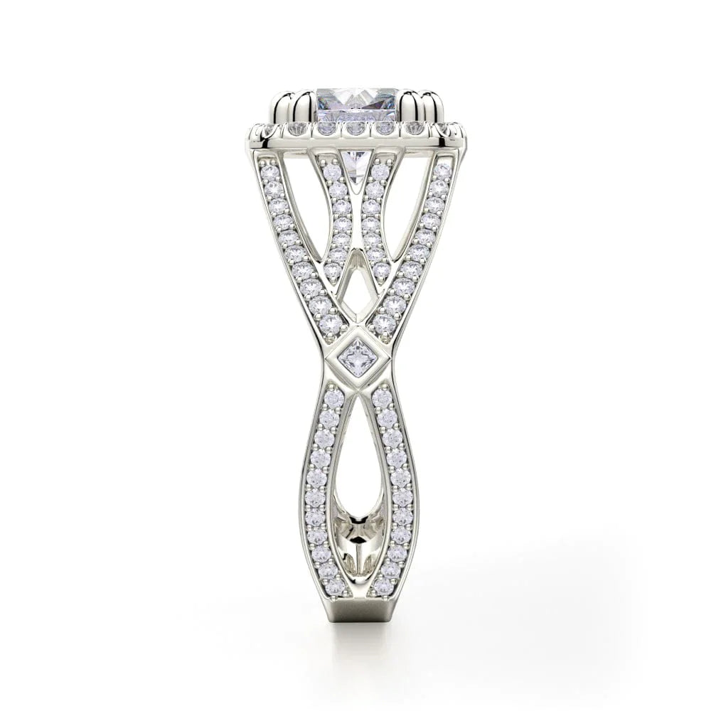 MICHAEL M Engagement Rings Princess R657-2