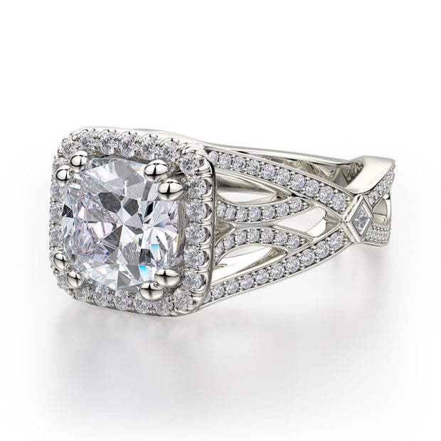 MICHAEL M Engagement Rings Princess R657-2