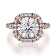 MICHAEL M Engagement Rings Rose Gold Europa R660-2 R660-2RG