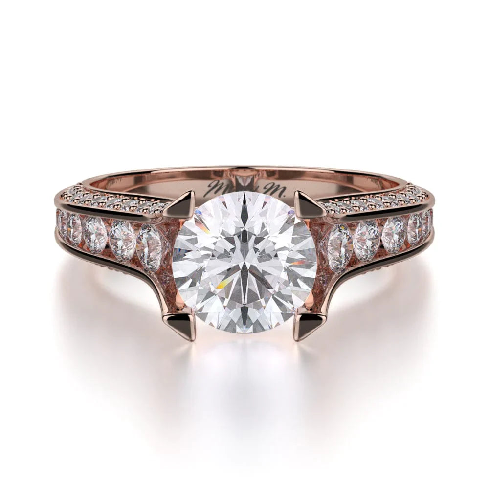 MICHAEL M Engagement Rings Rose Gold Strada R678-1.5 R678-1.5RG
