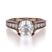 MICHAEL M Engagement Rings Rose Gold Strada R678-1.5 R678-1.5RG