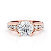 MICHAEL M Engagement Rings Rose Gold Strada R680-2 R680-2RG