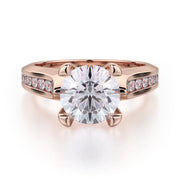 MICHAEL M Engagement Rings Rose Gold Strada R684-1.5 R684-1.5RG