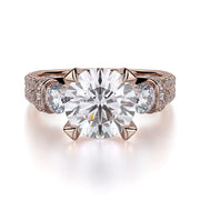 MICHAEL M Engagement Rings Rose Gold Trinity R475-2 R475-2RG