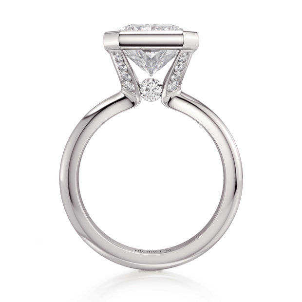 MICHAEL M Engagement Rings Solitaire R838-3 Radiant