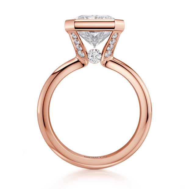 MICHAEL M Engagement Rings Solitaire R838-3 Radiant
