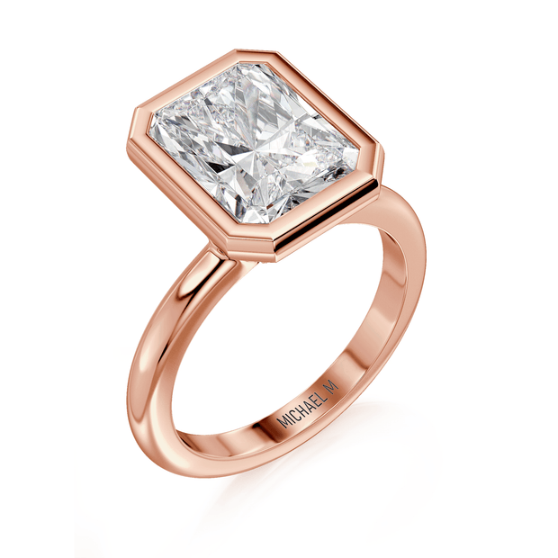 MICHAEL M Engagement Rings Solitaire R838-3 Radiant