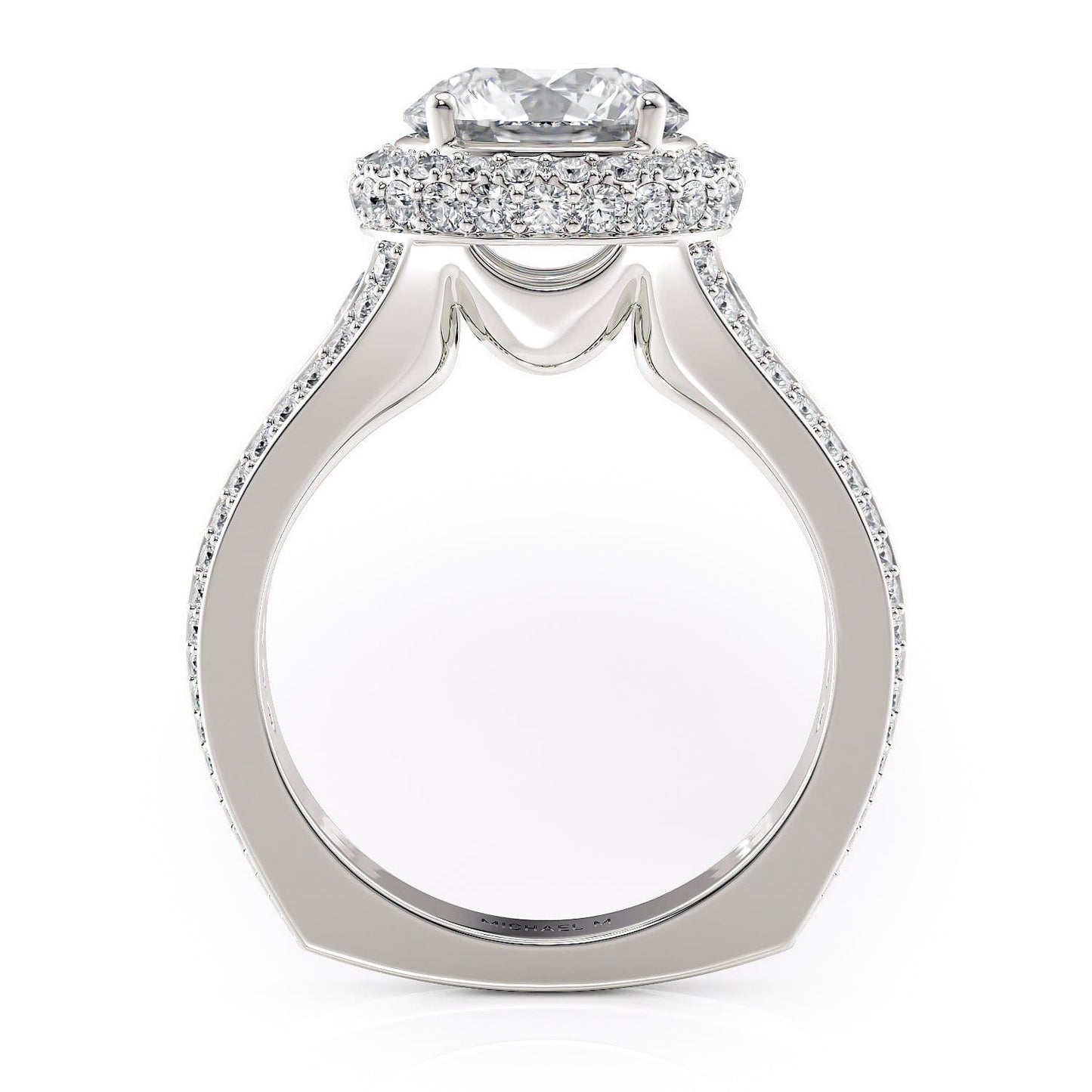 MICHAEL M Engagement Rings Strada R385-2