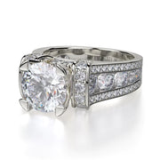 MICHAEL M Engagement Rings Strada R406-2